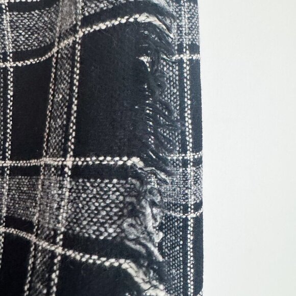 Talbots Italian Fabric Plaid Tartan Style Wrap Midi Skirt M - Picture 7 of 9